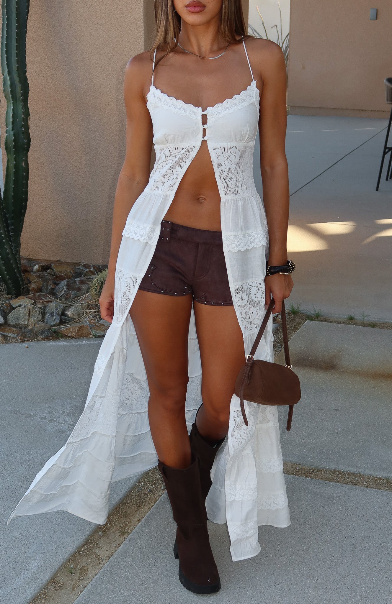 Lost Nights Top White